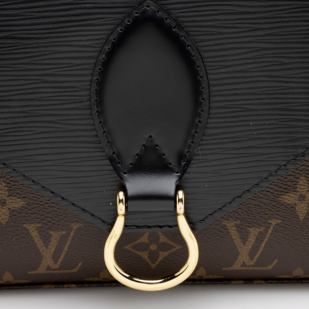 Louis Vuitton Monogram Canvas Epi Leather Saint Michel Shoulder Bag (SHF-20291)