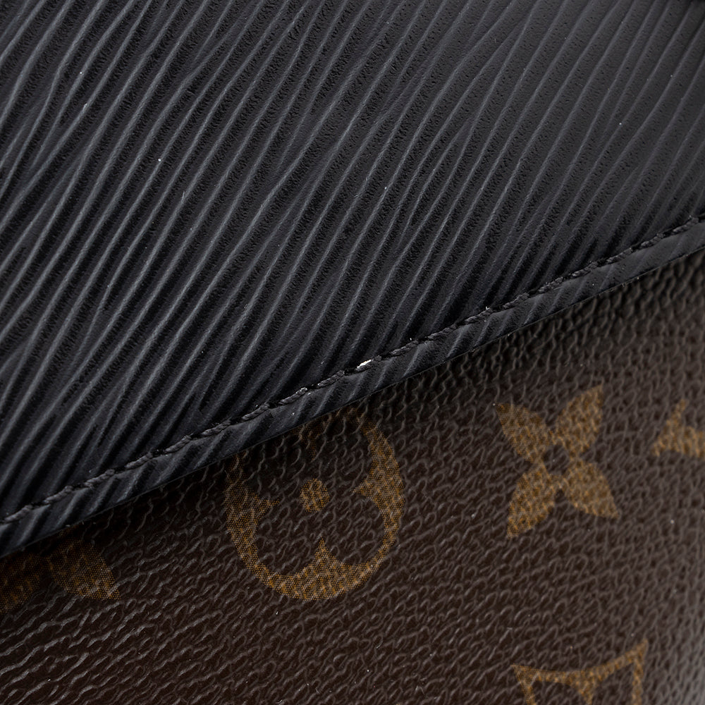 Louis Vuitton Monogram Canvas Epi Leather Saint Michel Shoulder Bag (SHF-20291)