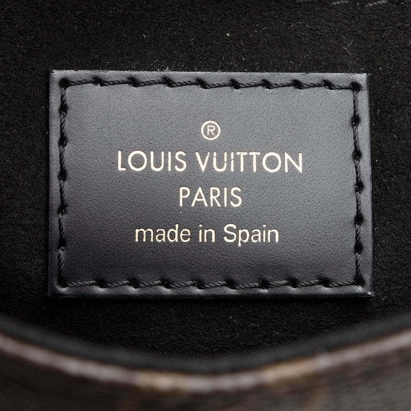 Louis Vuitton Saint Michel M44030 Monogram Canvas / Epi Leather Noir Black