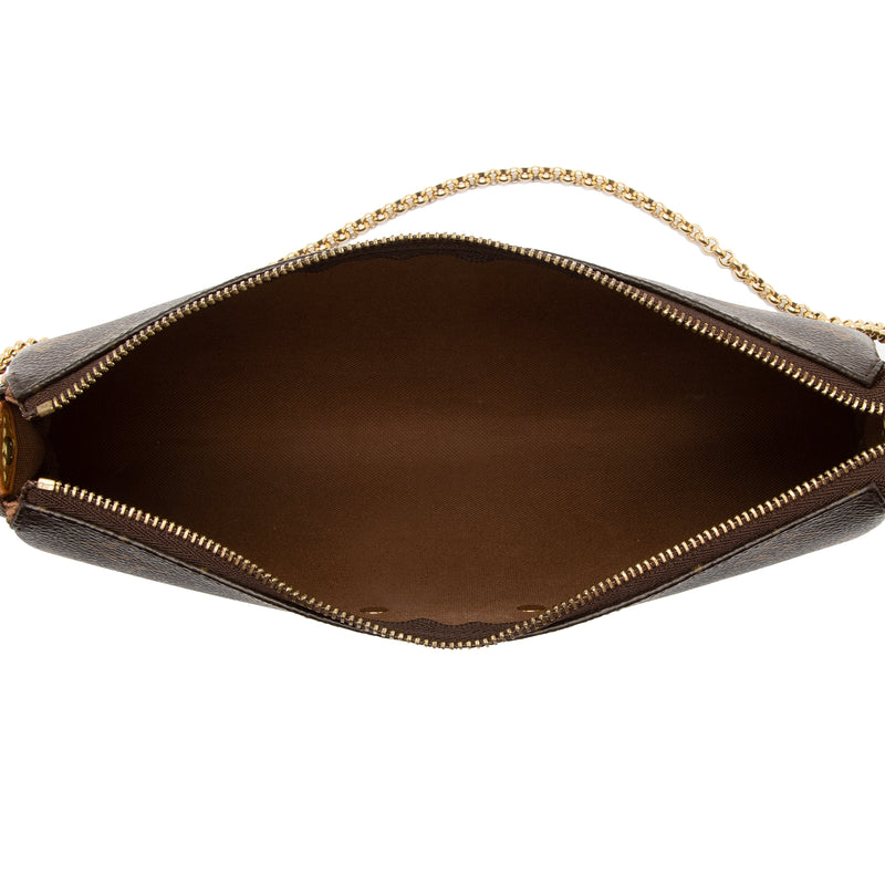 Eva Clutch Monogram – Keeks Designer Handbags