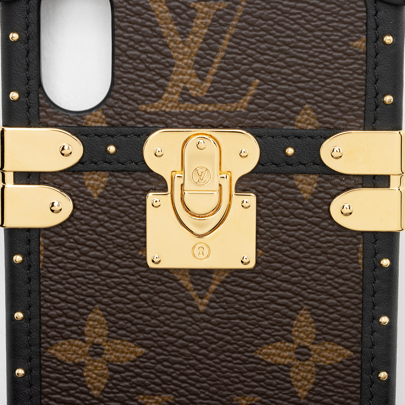 Louis Vuitton Monogram Canvas Eye Trunk iPhone X Case (SHF-22967