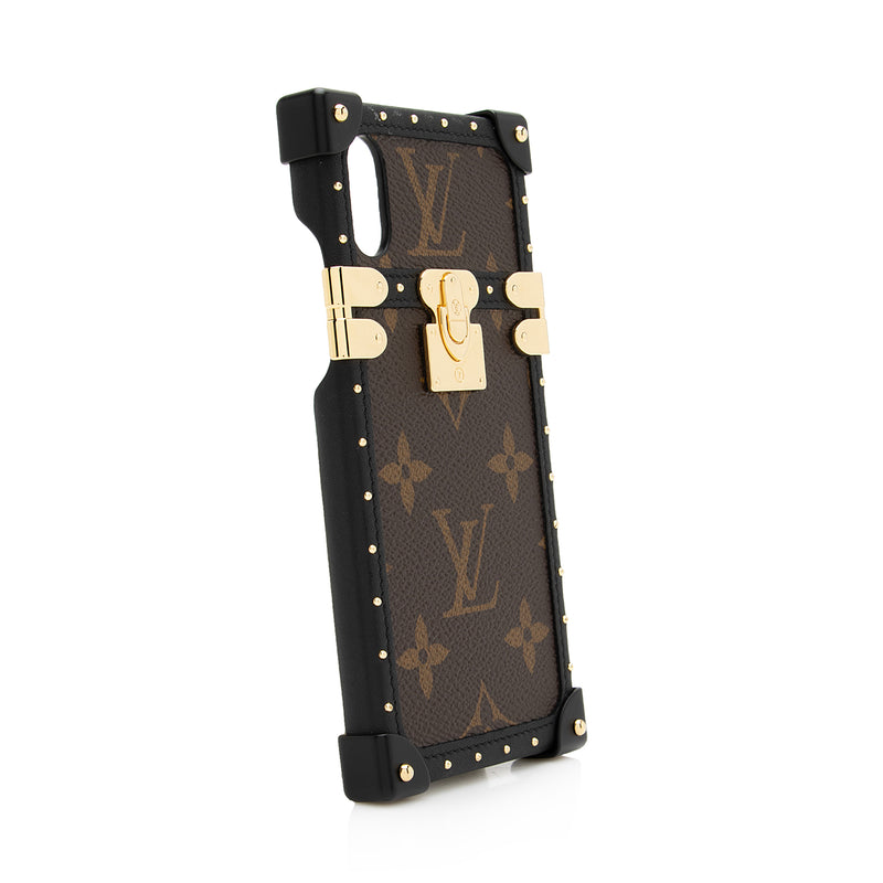 Louis Vuitton Monogram Eye Trunk Iphone X Case w/ Strap