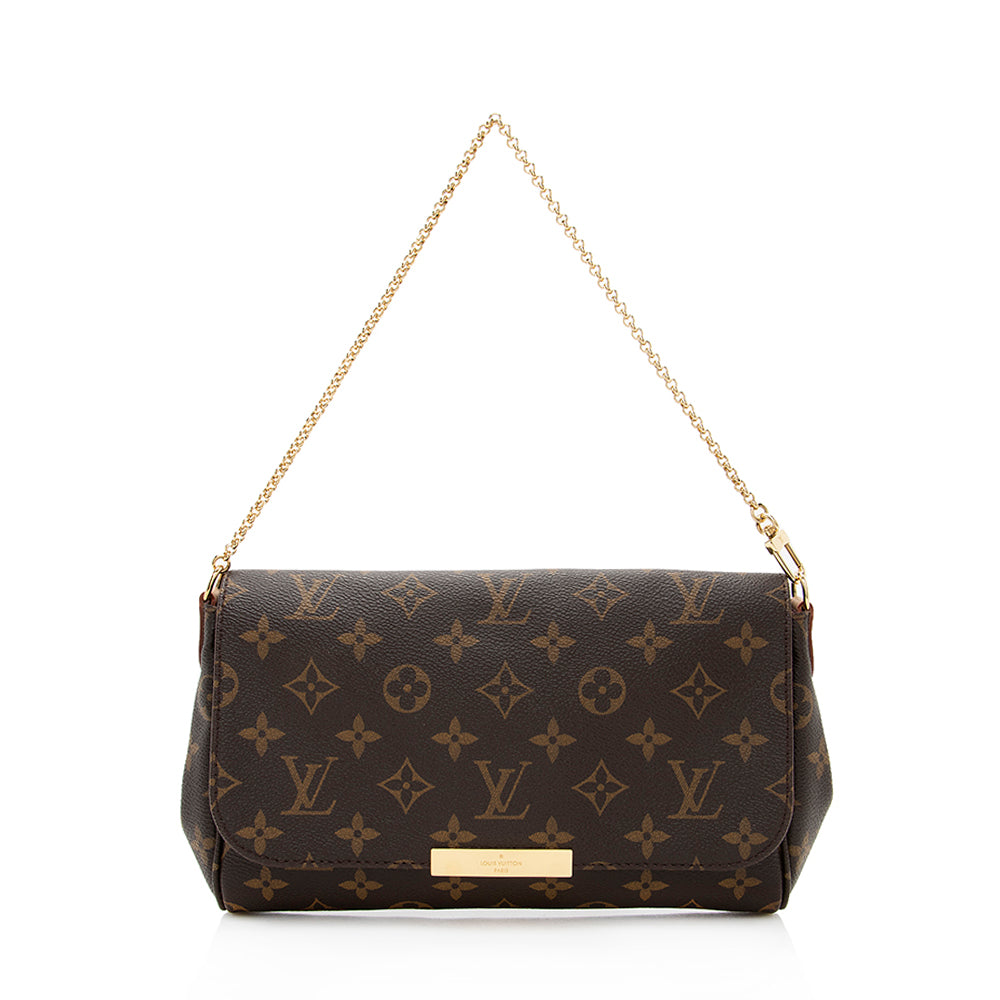 Louis Vuitton Monogram Canvas Favorite MM Shoulder Bag (SHF-19673)