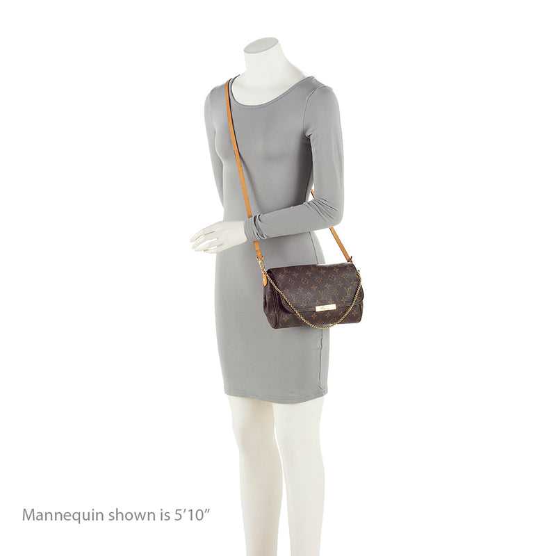 Louis Vuitton Monogram Canvas Favorite MM Shoulder Bag (SHF-20530)