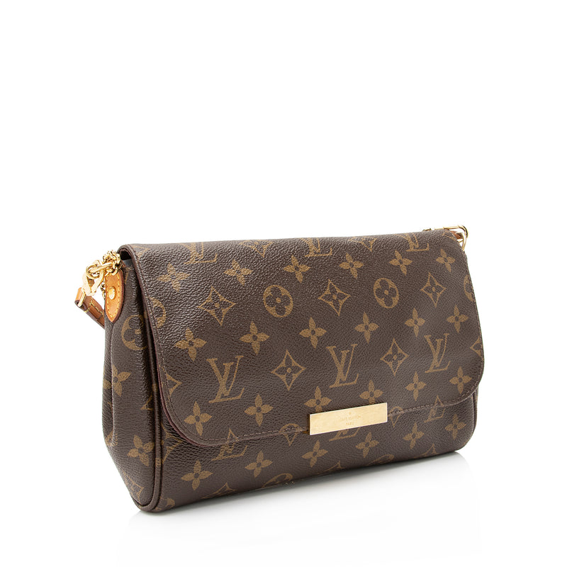 Louis Vuitton Monogram Canvas Favorite MM Shoulder Bag (SHF-23589) – LuxeDH