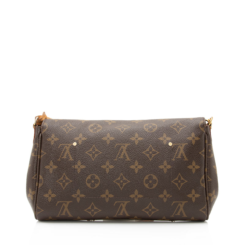 Louis Vuitton Monogram Canvas Favorite MM Shoulder Bag (SHF-RZu5fL)