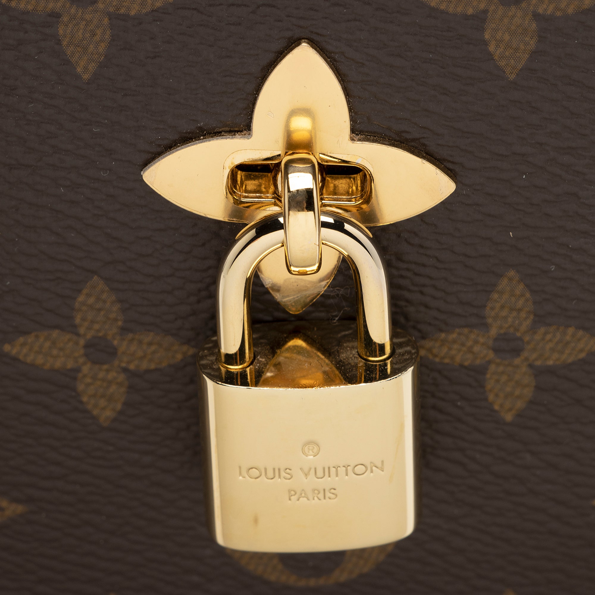 Louis Vuitton Monogram Canvas Flower Hobo (SHF-22168)