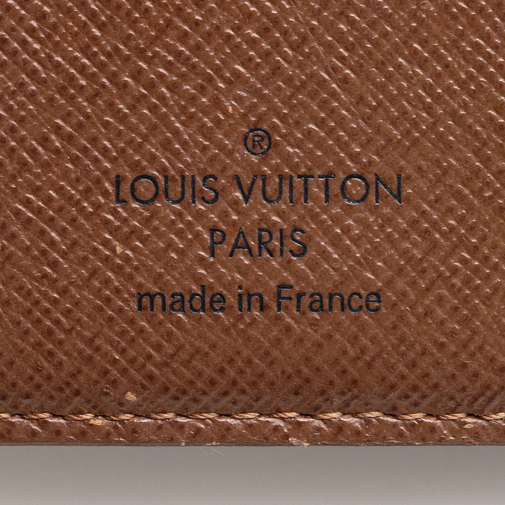 Louis Vuitton Monogram Canvas French Purse Wallet (SHF-21377)