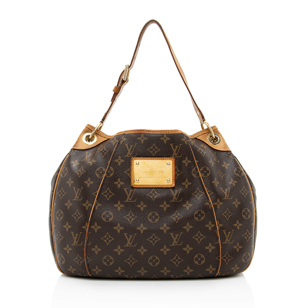 Louis Vuitton Galliera Brown Canvas Shoulder Bag (Pre-Owned)