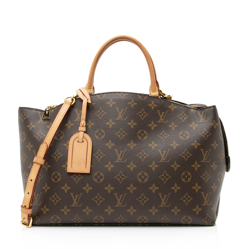 Louis Vuitton Monogram LV SPEEDY 30 Handbag Browns Canvas Bag -FAIR to GOOD