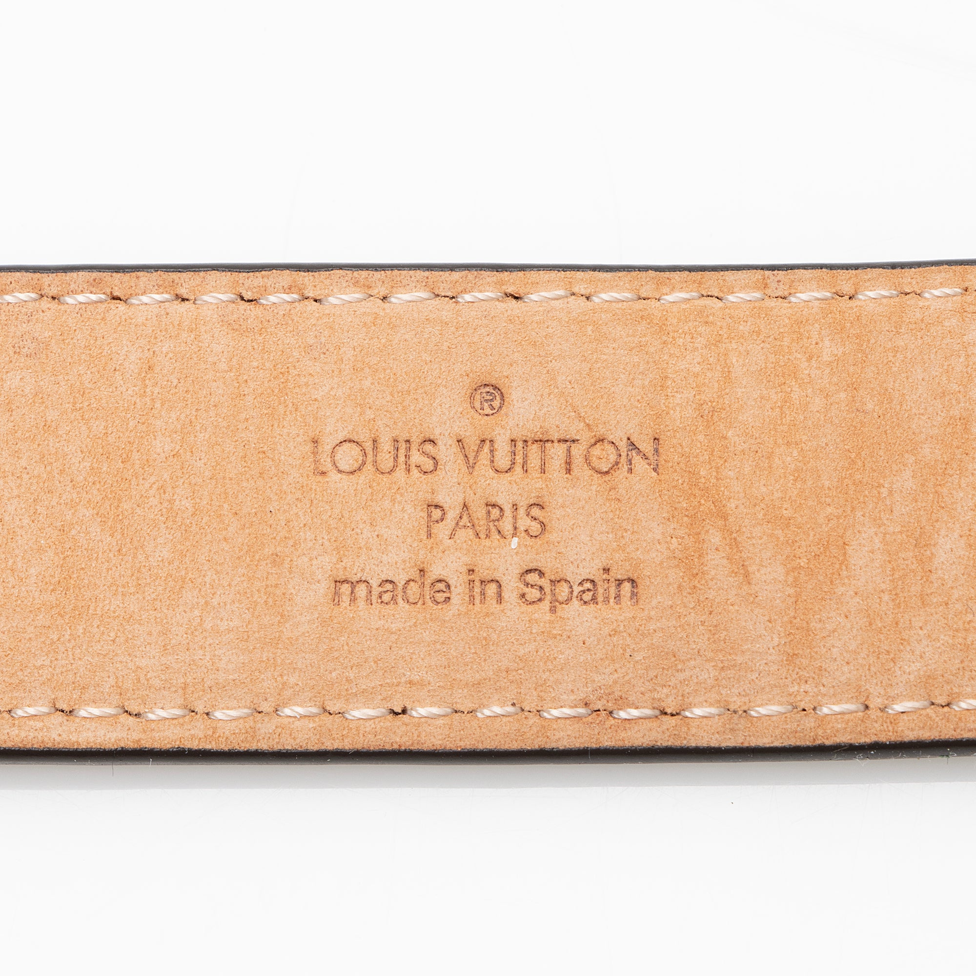 Louis Vuitton Monogram Canvas Initiales Belt - Size 32 / 80 (SHF-22457)