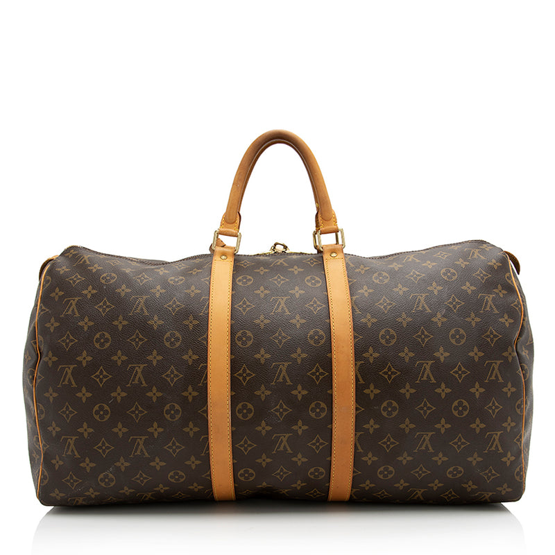 Louis Vuitton Monogram Canvas Keepall 55 Duffle Bag (SHF-22928) – LuxeDH