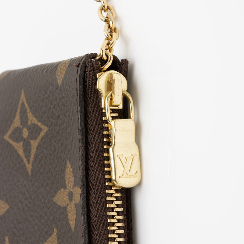 Louis Vuitton Monogram Canvas Key Pouch (SHF-PPGYpi)