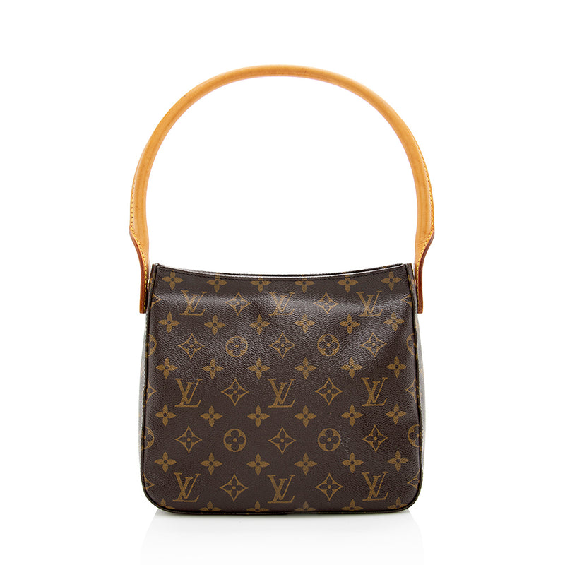 Louis Vuitton Brown Canvas Monogram Looping MM Handbag Louis Vuitton