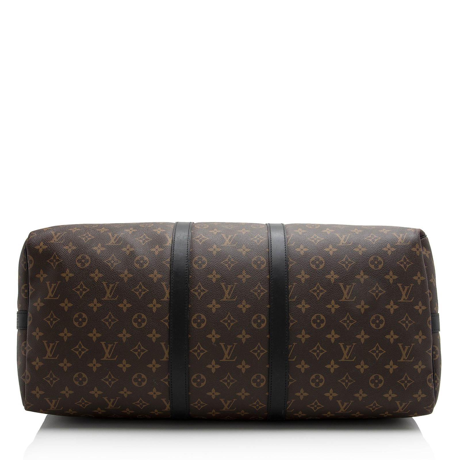 Louis Vuitton Monogram Canvas Macassar Keepall Bandouliere 55  