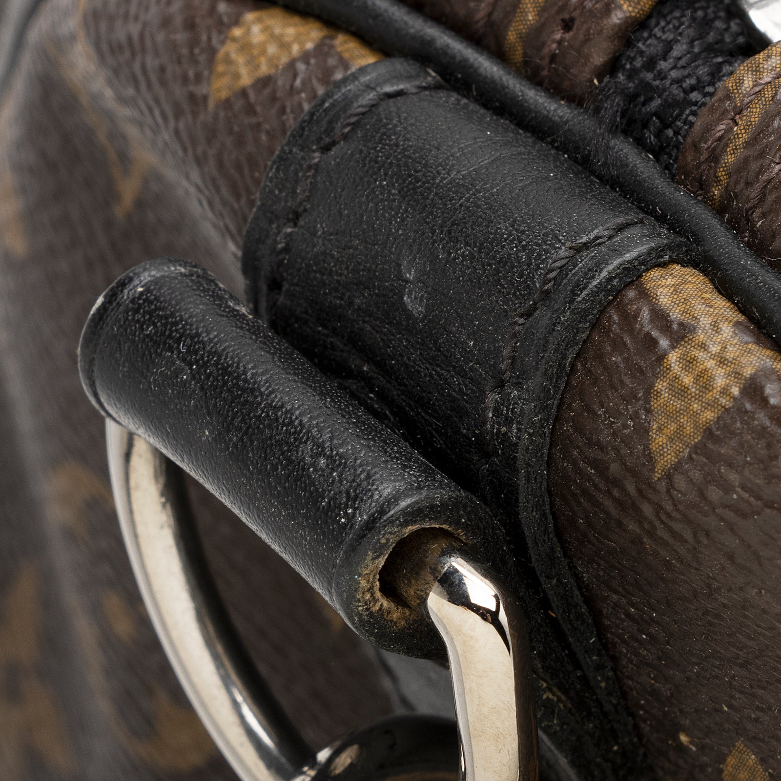 Louis Vuitton Monogram Canvas Macassar Keepall Bandouliere 55  