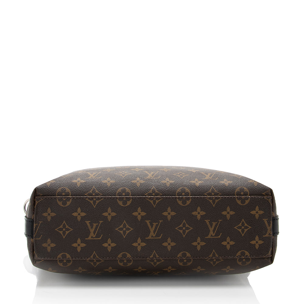 Louis Vuitton Monogram Canvas Macassar Kitan Tote (SHF-17992)