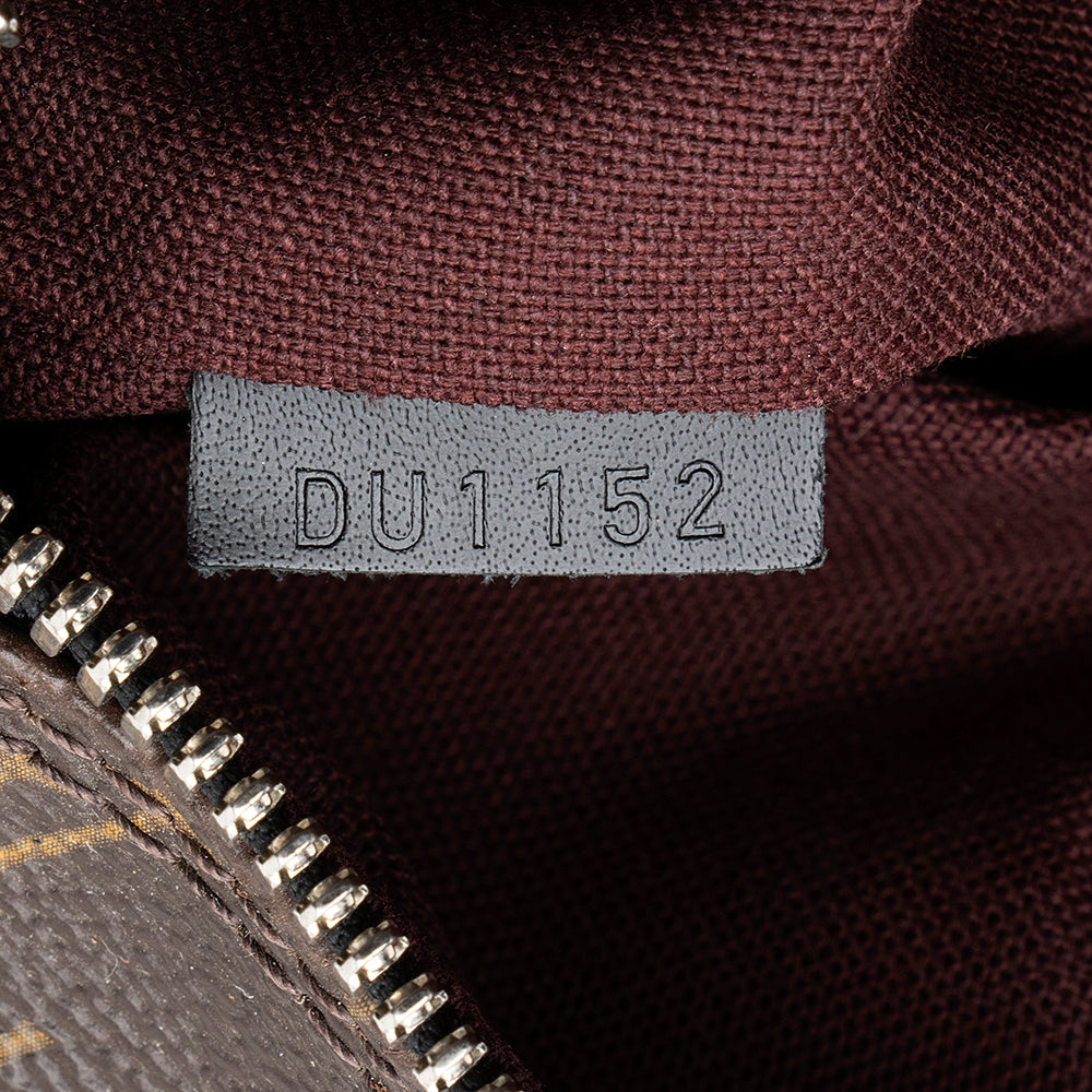 Louis Vuitton Monogram Canvas Macassar Kitan Tote (SHF-17992)