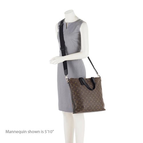 Louis Vuitton Monogram Canvas Macassar Kitan Tote (SHF-17992)