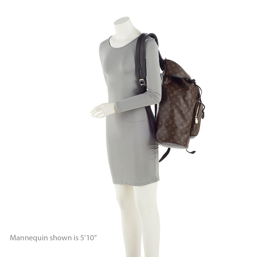 louis vuitton backpack zack monogram macassar brown Louis Vuitton Monogram Canvas Macassar Zack Backpack (SHF-20982)