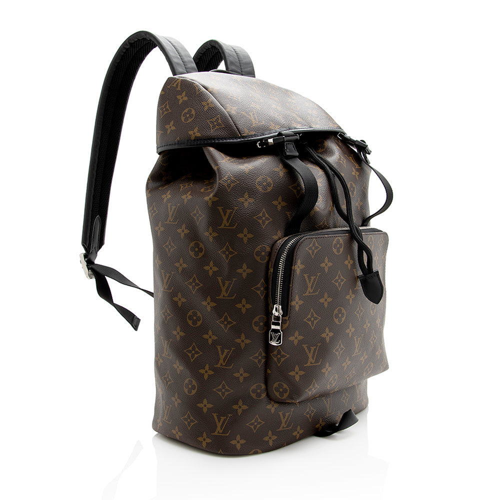 louis vuitton backpack under 1000 Louis Vuitton Monogram Canvas Macassar Zack Backpack (SHF-20982)