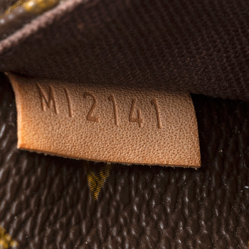 Louis Vuitton Monogram Canvas Menilmontant MM Messenger Bag (SHF-20820)