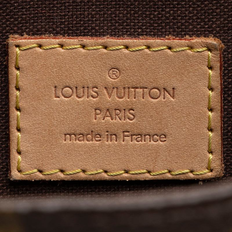 Louis Vuitton Monogram Canvas Menilmontant MM Messenger Bag (SHF-20820)