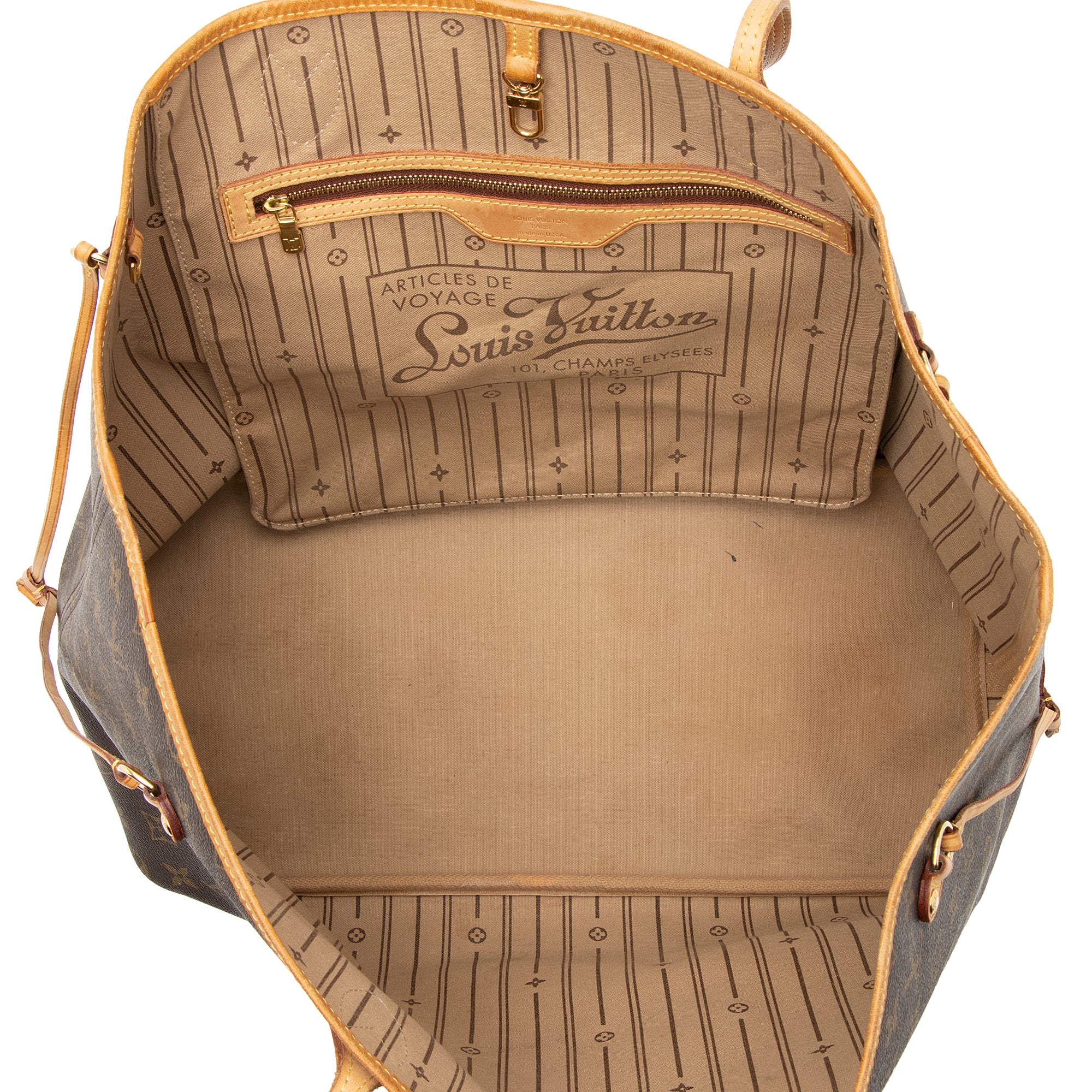 Louis Vuitton Monogram Canvas Neverfull GM Tote (SHF-22159)