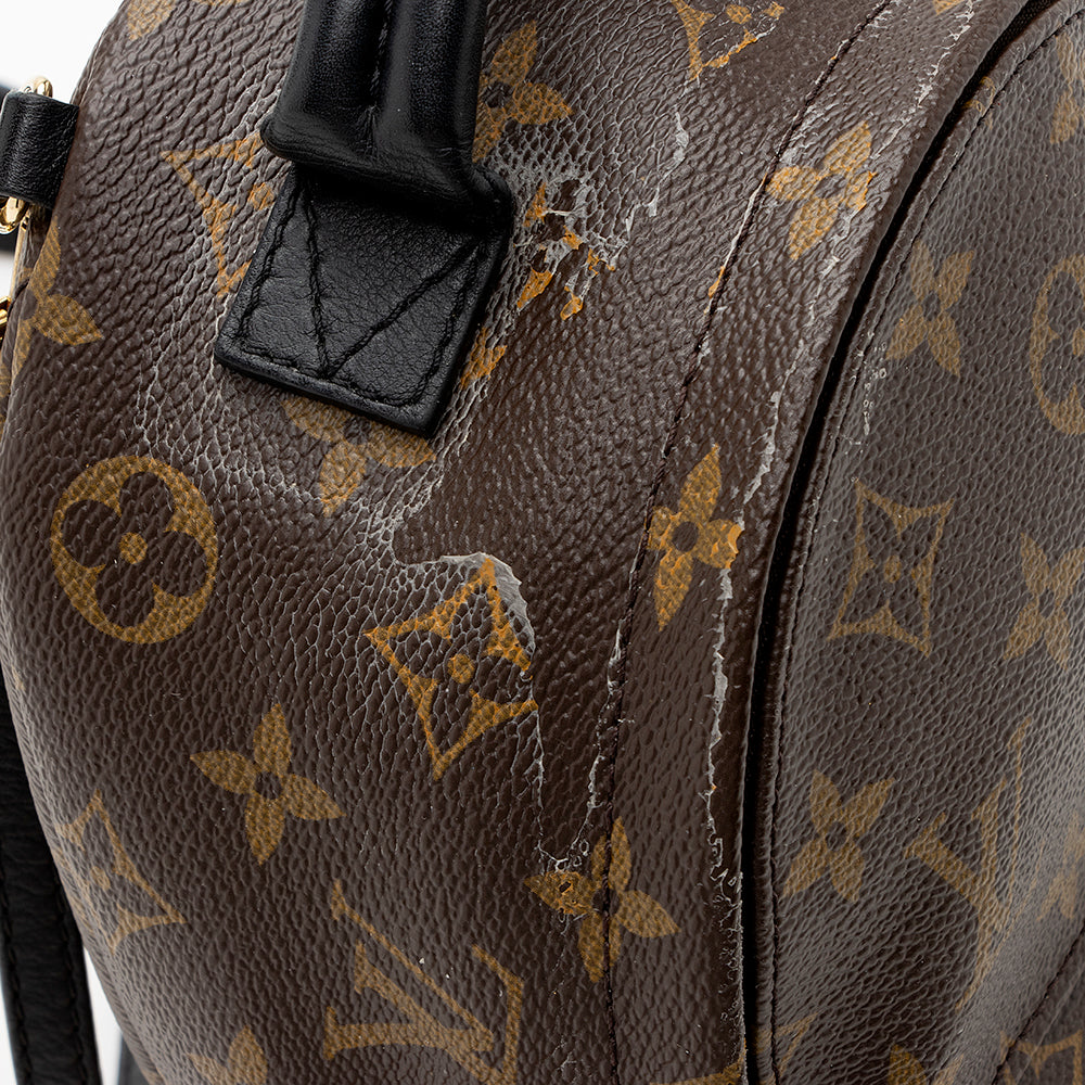 Louis Vuitton Monogram Canvas Palm Springs Mini Backpack - FINAL SALE (SHF-19831)
