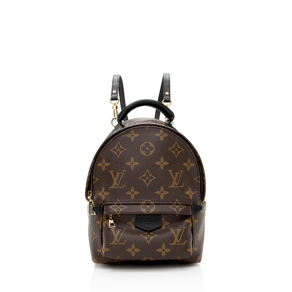 Louis Vuitton Monogram Canvas Palm Springs Mini Backpack - FINAL SALE (SHF-19831)