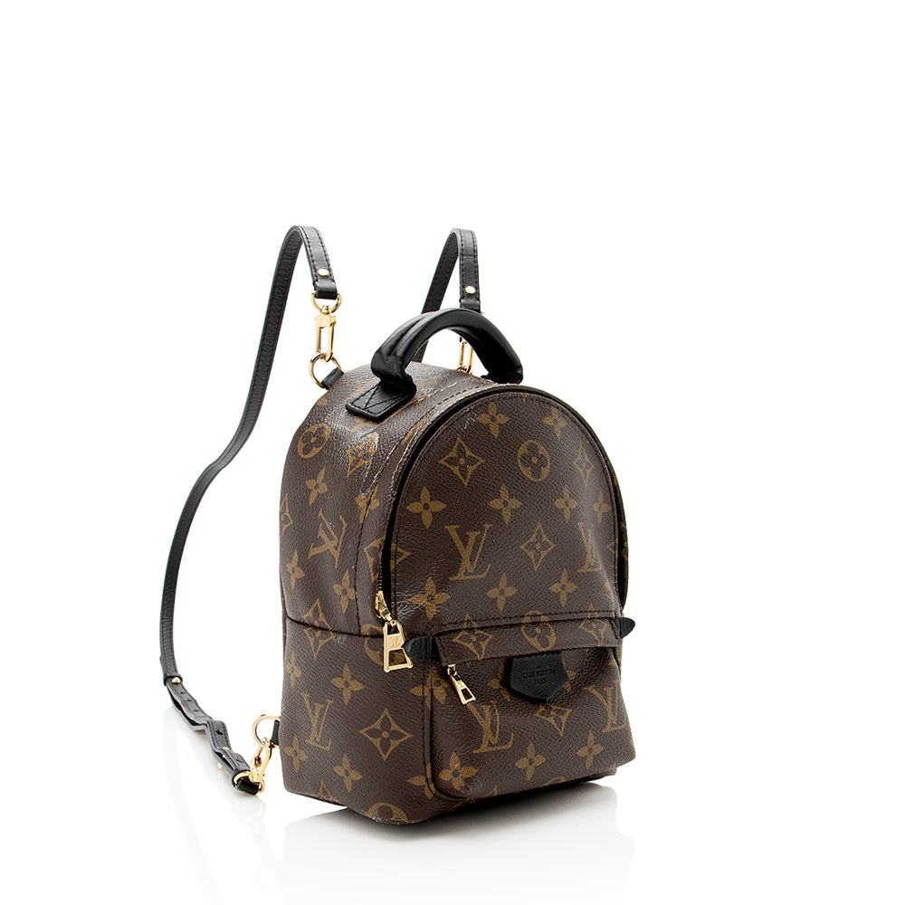 Louis Vuitton Monogram Canvas Palm Springs Mini Backpack - FINAL SALE (SHF-19831)