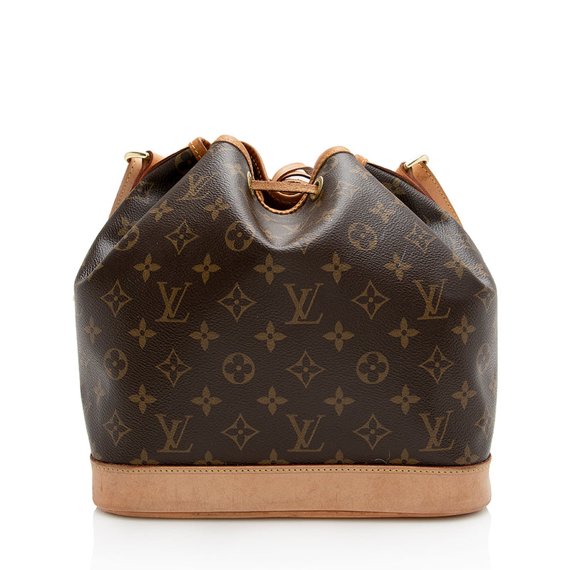 Louis Vuitton Petit Noe NM Monogram Canvas Shoulder Bag Brown