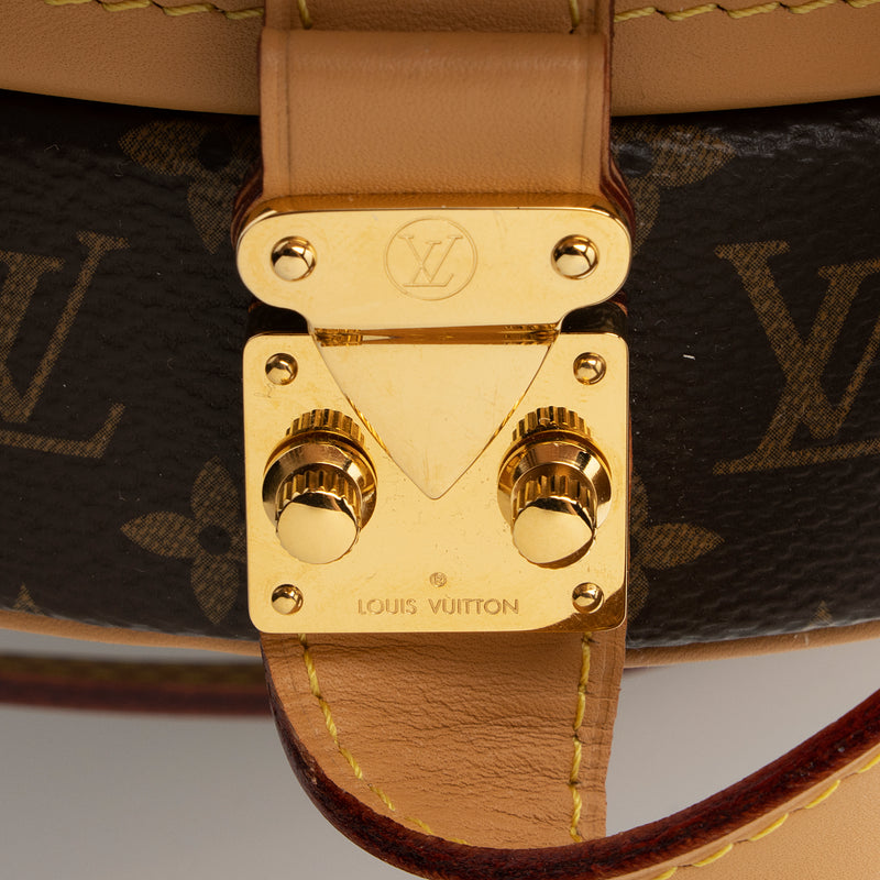 Louis Vuitton Monogram Canvas Petite Boite Chapeau Cross-body Bag with Gold Hardware