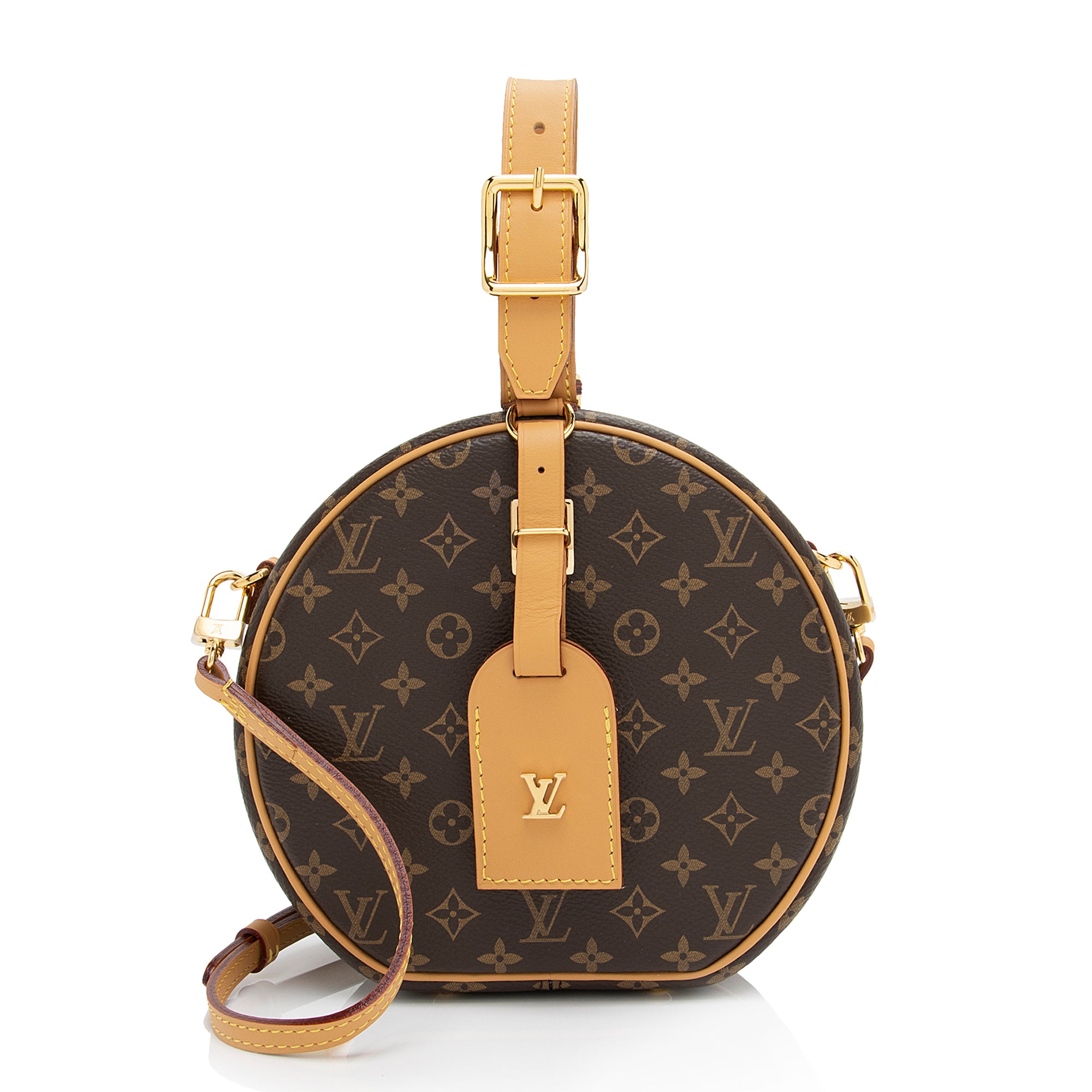 Louis Vuitton Monogram Canvas Petite Boite Chapeau Shoulder Bag (SHF-sX1t9Q)