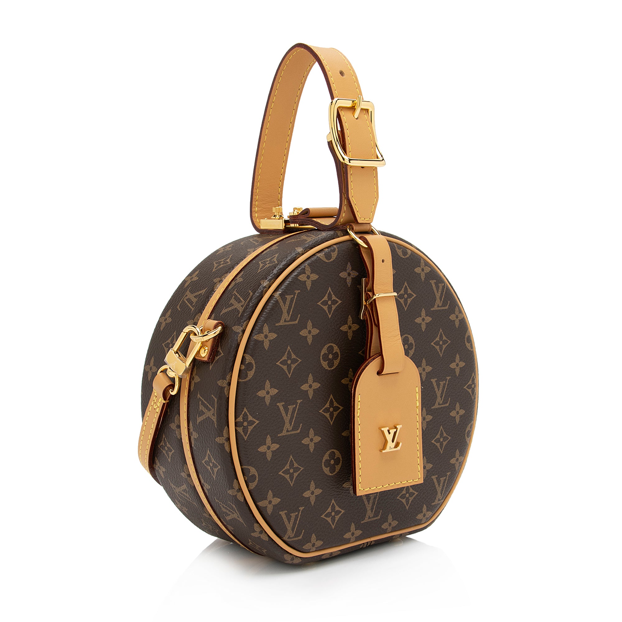 Louis Vuitton Monogram Canvas Petite Boite Chapeau Shoulder Bag (SHF-sX1t9Q)