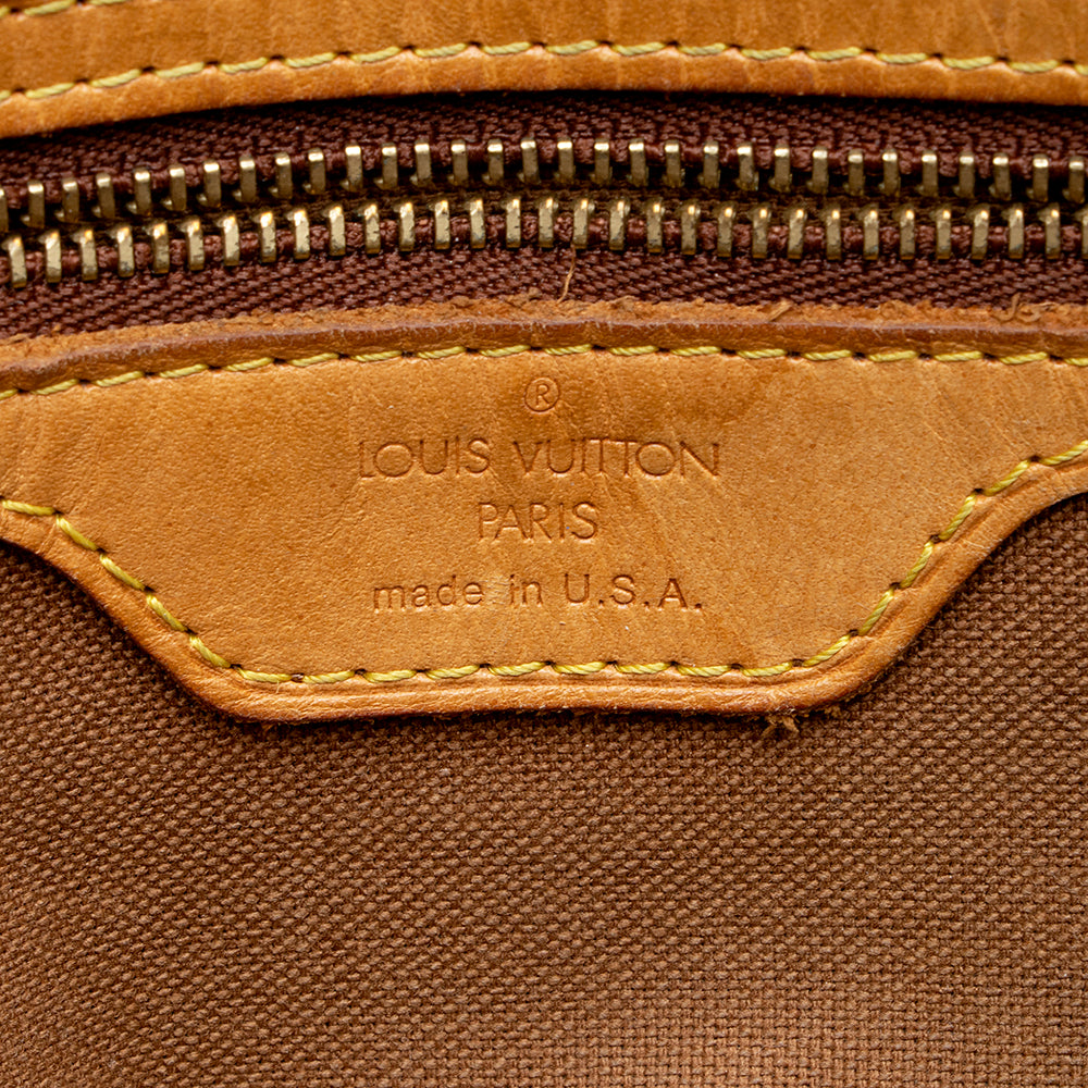 Louis Vuitton Vintage Monogram Canvas Piano Tote (SHF-19123)