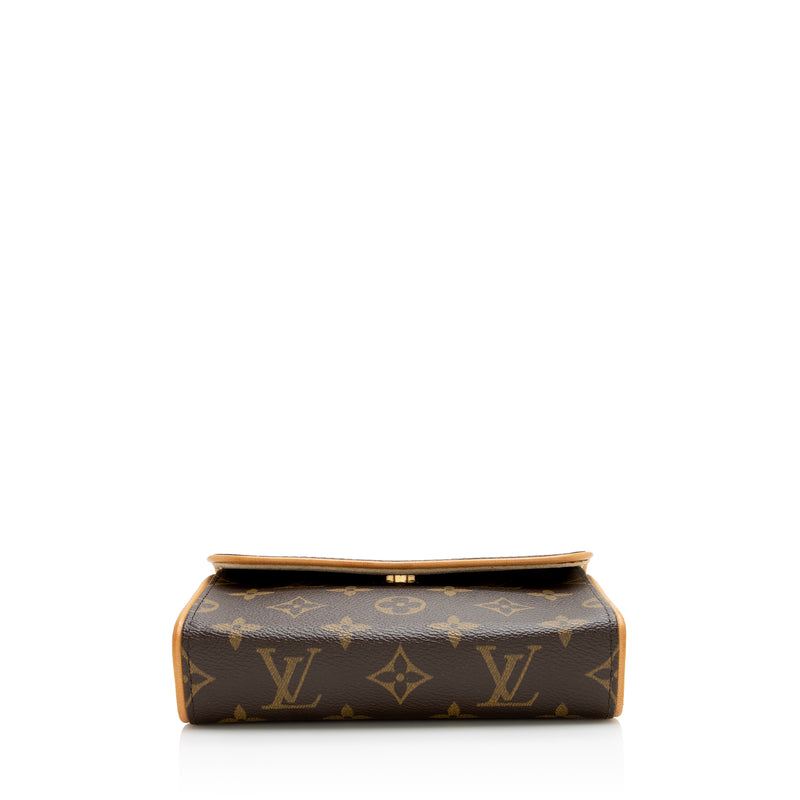 LOUIS VUITTON Monogram Canvas Florentine Small Pochette Belt Bag