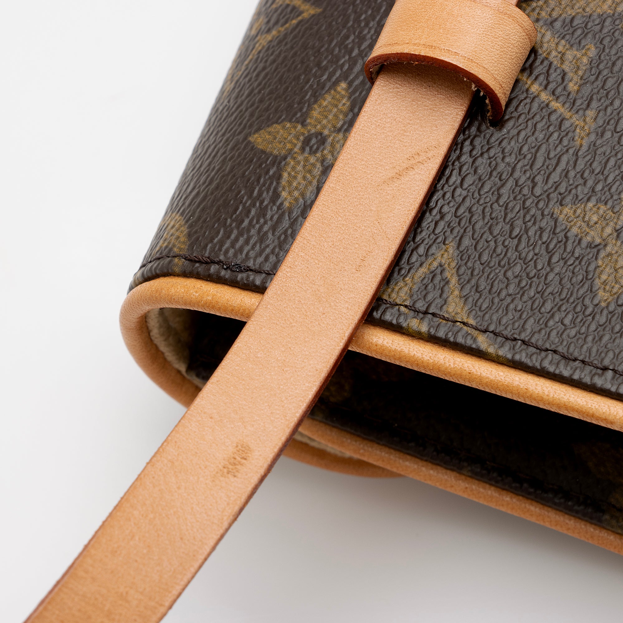 Louis Vuitton Monogram Canvas Pochette Florentine Small Belt Bag (SHF-22975)