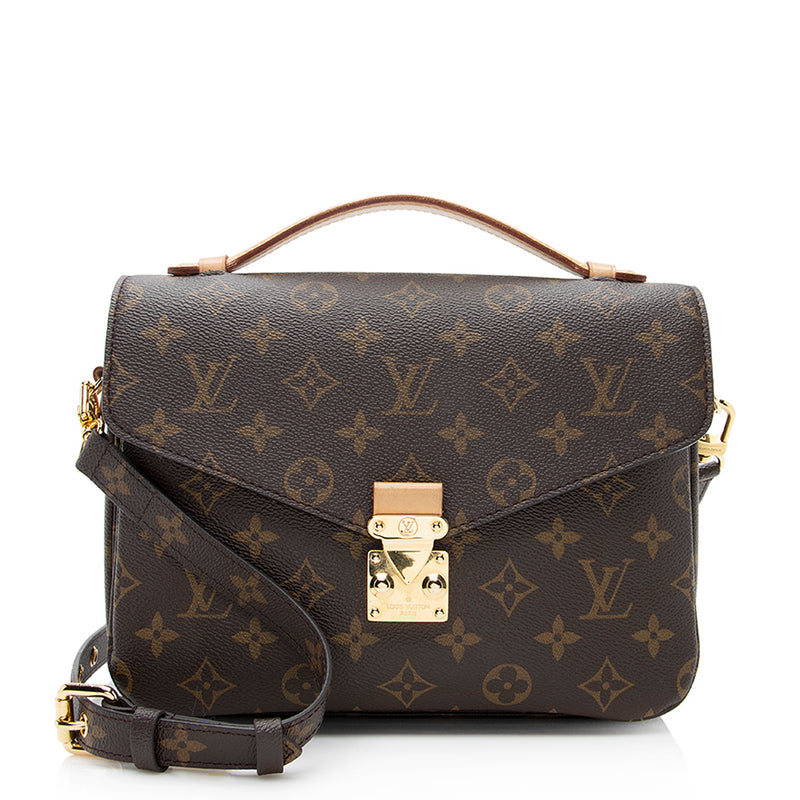 Louis Vuitton Pochette Metis Brown Monogram Canvas Shoulder Bag