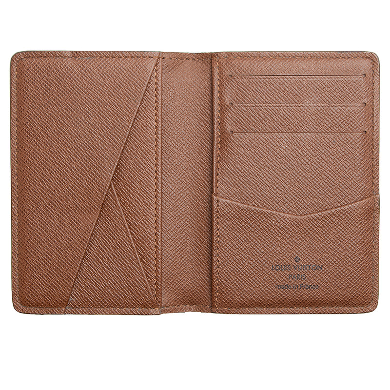 Louis Vuitton Monogram Canvas Pocket Organizer Wallet (SHF-21824