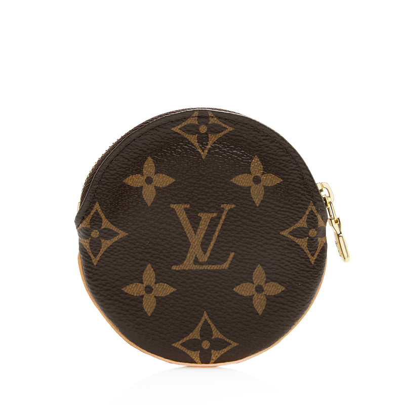 Louis Vuitton Monogram Canvas Round Coin Pouch (SHF-22814) – LuxeDH