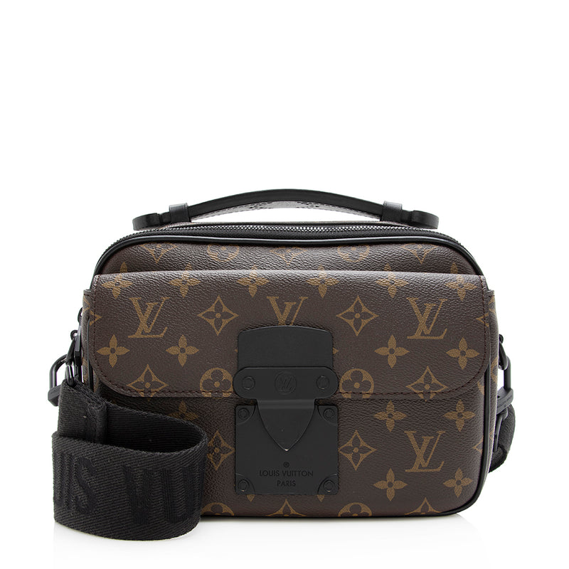 Louis Vuitton - Authenticated Eclipse Handbag - Leather Black Plain for Women, Good Condition