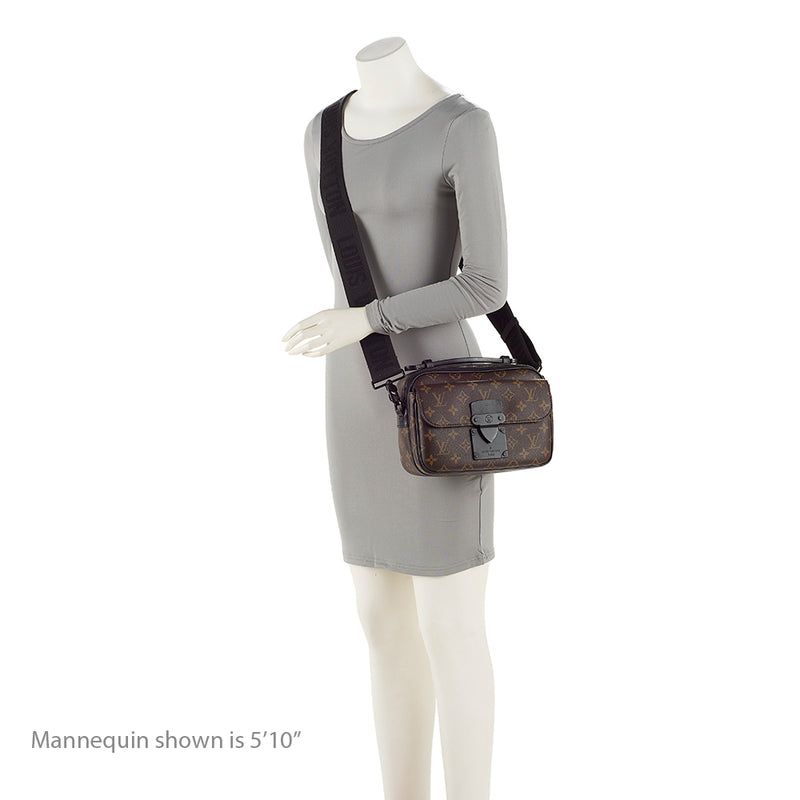 Louis Vuitton Monogram Canvas S Lock Messenger Bag (SHF-20669)