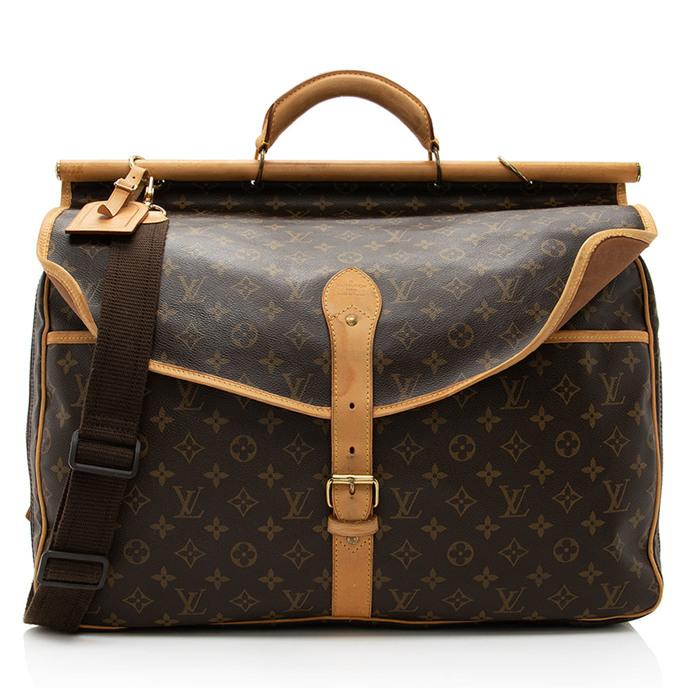 Louis Vuitton Briefcase Monogram Canvas Travel Bag with