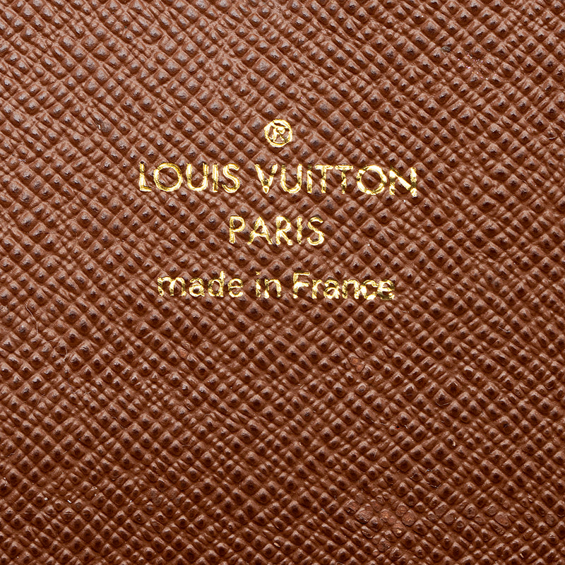 Louis Vuitton Monogram Canvas Louise Wallet (SHF-18491)