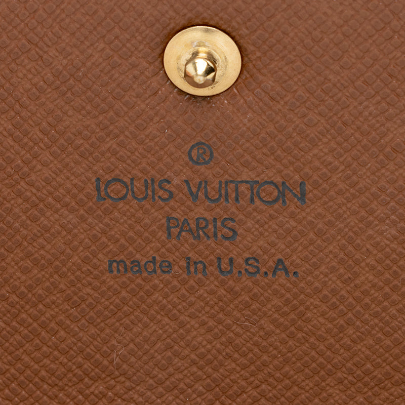 Louis Vuitton Monogram Canvas Sarah Retiro Wallet (SHF-VGJetS)