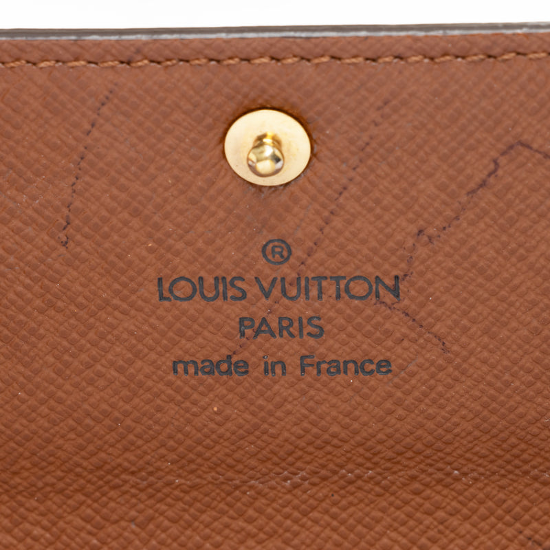 Louis Vuitton Monogram Canvas Sarah Wallet (SHF-4xD5xw)