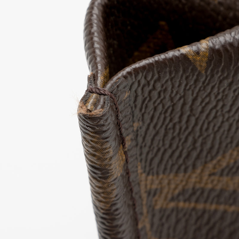 Louis Vuitton Monogram Canvas Shoe Pouch (SHF-22860)