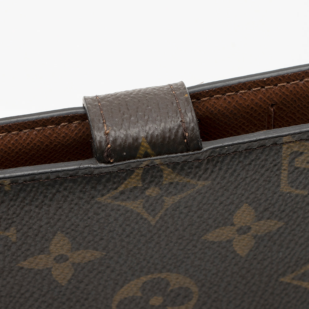 Louis Vuitton Monogram Canvas Small Ring Agenda Cover (SHF-20727)