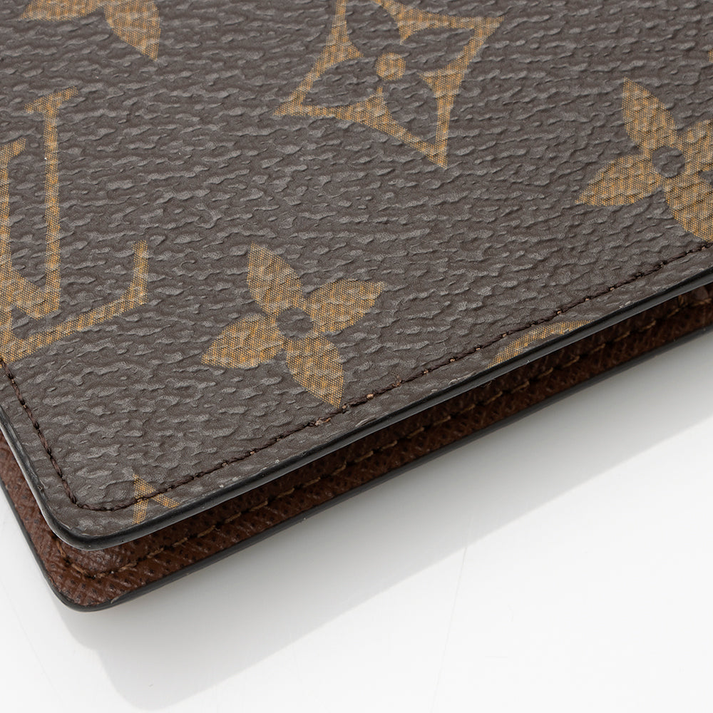 Louis Vuitton Monogram Canvas Small Ring Agenda Cover (SHF-20727)